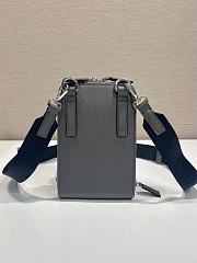 Okify Prada Phone Bag Gray 2ZH126 18x12x4cm - 2