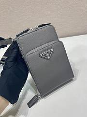 Okify Prada Phone Bag Gray 2ZH126 18x12x4cm - 4