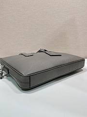 Okify Prada Gray Briefcase Bag 2VE0368 37x28x3.5cm - 4