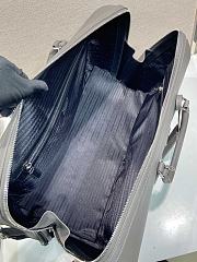 Okify Prada Saffiano Duffle Bag Gray 2VC018 50x27.5x25cm - 6