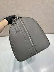 Okify Prada Saffiano Duffle Bag Gray 2VC018 50x27.5x25cm - 3