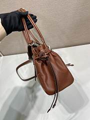 Okify Prada Bonnie Medium Antiqued Bag Brown 1BG628 32x17.5x10.5cm - 5