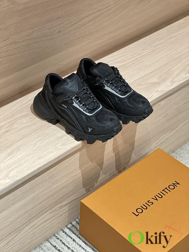 Okify Louis Vuitton Black Men Sneakers 28200 - 1