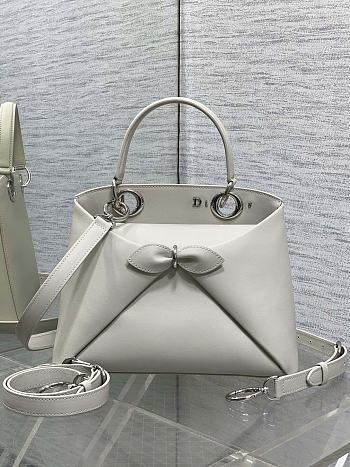 Okify Dior 2026 Cigale Bag White 28x22x10cm