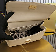 Okify Dolce & Gabbana Sicily Large Bag White Cream Calfskin 25x20x12cm - 4