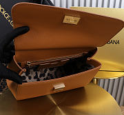 Okify Dolce & Gabbana Sicily Large Bag Brown Calfskin 25x20x12cm - 2