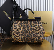 Okify Dolce & Gabbana Sicily Large Bag Leopard 25x20x12cm - 4