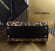 Okify Dolce & Gabbana Sicily Large Bag Leopard 25x20x12cm - 3