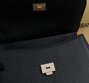 Okify Dolce & Gabbana Sicily Large Bag Black Calfskin 25x20x12cm - 3