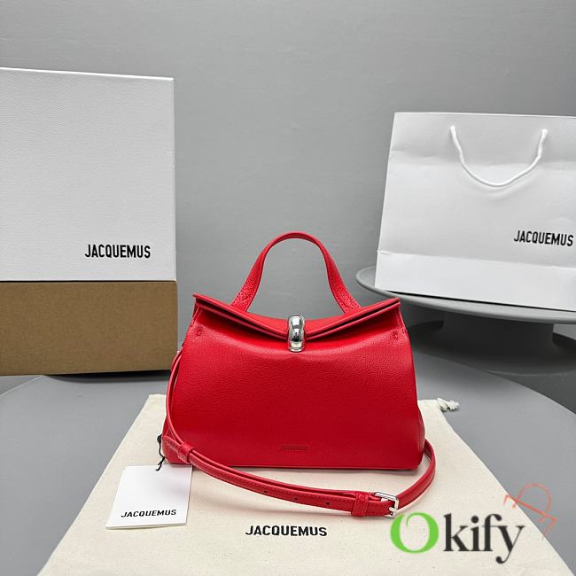 Okify Jacquemus Valerie Bag Red 23x16x7cm - 1