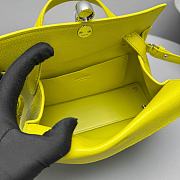 Okify Jacquemus Valerie Bag Lime Green 23x16x7cm - 6