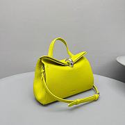 Okify Jacquemus Valerie Bag Lime Green 23x16x7cm - 3