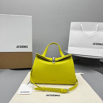 Okify Jacquemus Valerie Bag Lime Green 23x16x7cm
