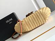 Okify Celine Teen Couffin Raffia Bag 32x14x7cm - 5