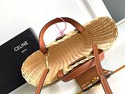 Okify Celine Teen Couffin Raffia Bag 32x14x7cm - 3