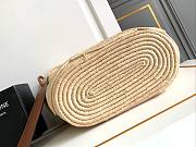 Okify Celine Super Large Panier Bag With Triomphe Braided Raffia 47x30.5x15cm - 6