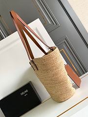 Okify Celine Classic Panier Bag Brown 30x22x14cm - 6