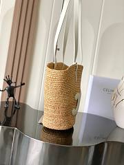 Okify Celine Classic Panier Bag White 30x22x14cm - 6