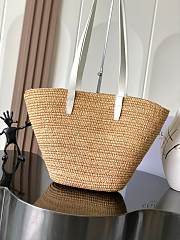 Okify Celine Classic Panier Bag White 30x22x14cm - 3