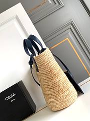 Okify Celine Teen Classic Panier Navy Blue 22x21.5x13cm - 4