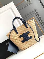Okify Celine Teen Classic Panier Navy Blue 22x21.5x13cm - 1