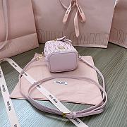 Okify MiuMiu Matelasse Vanity Bag Pink 10.5x9.5x7cm 5NR018 - 2