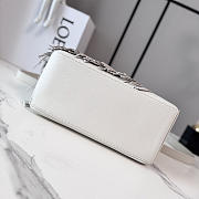 Okify Loewe Fringe Puzzle Bag White 24x16x10.5cm - 3