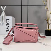 Okify Loewe Featherlight Puzzle Bag Pink 17.5x12x7.5cm - 1