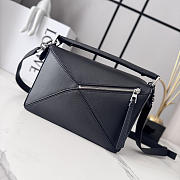 Okify Loewe Fringe Puzzle Bag Black 24x16x10.5cm - 4