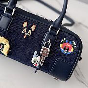 Okify Loewe Amazona 23 Cropped Denim Bag 23x10x11cm - 3