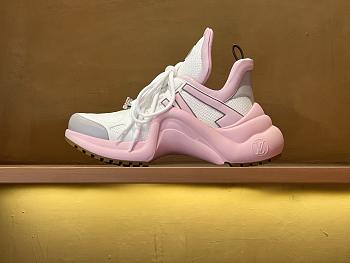 Okify Louis Vuitton V Archlight Pink Women Sneakers 28248