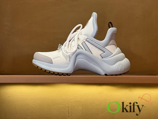 Okify Louis Vuitton V Archlight Blue Women Sneakers - 1