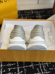 Okify Fendi 2026 White Mesh Sneakers Unisex 6cm - 4