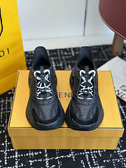 Okify Fendi 2026 Black Mesh Sneakers Unisex 6cm - 6