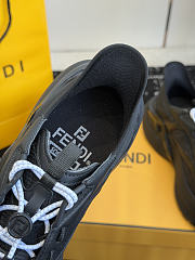 Okify Fendi 2026 Black Mesh Sneakers Unisex 6cm - 2