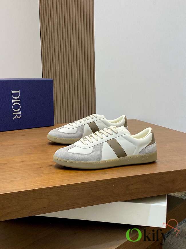 Okify Dior B01 Matchpoint Gray And White Men Sneakers 4cm - 1