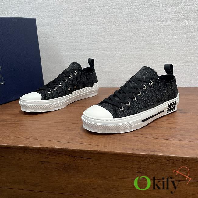 Okify Dior B23 League Black Low Top Sneakers Unisex - 1