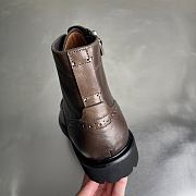 Okify Zegna Dark Brown Men Boots - 2