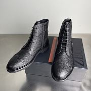 Okify Zegna Black Men Boots - 4