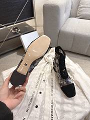 Okify Dior J'Adior Black Embroidered Mesh Boots 3.5cm 28284 - 6