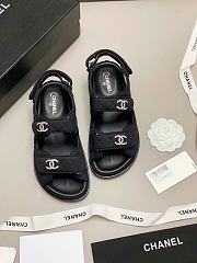 Okify CC Black Sandals 8468 - 1