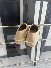 Okify CC Beige And Black Espadrilles Shoes  - 5