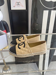 Okify CC Beige And Black Espadrilles Shoes  - 2