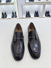 Okify Christian Louboutin Dark Brown Men Loafers - 1