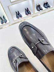 Okify Christian Louboutin Dark Brown Men Loafers - 5