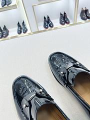 Okify Christian Louboutin Black Patent Men Loafers 28298 - 4