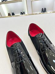 Okify Christian Louboutin Black Patent Men Loafers 28299 - 6