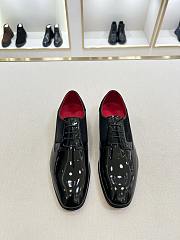 Okify Christian Louboutin Black Patent Men Loafers 28299 - 1