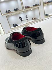 Okify Christian Louboutin Black Patent Men Loafers 28299 - 5