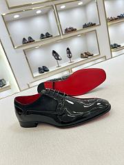Okify Christian Louboutin Black Patent Men Loafers 28299 - 4